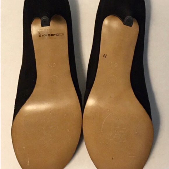 Peter Kaiser Black Suede Embellished Open Toe Heel - Picture 5 of 7